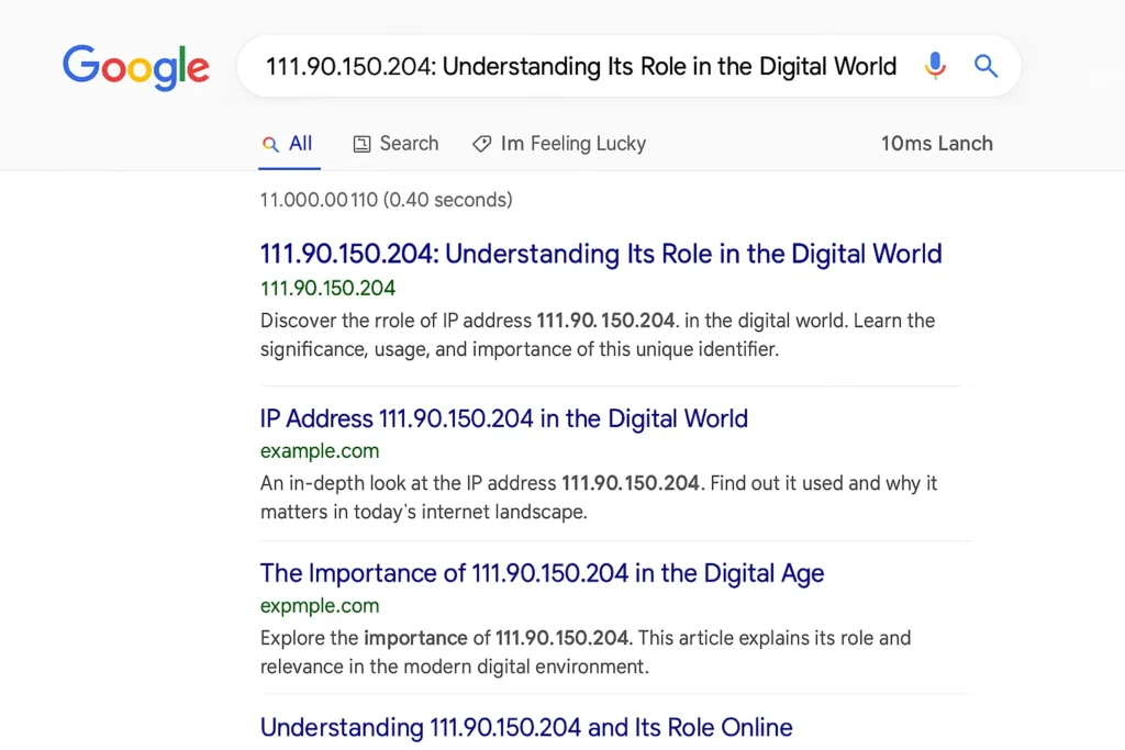 111.90.150.204: Understanding Its Role in the Digital World